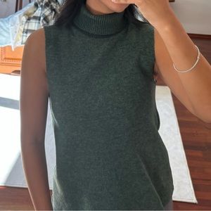 Zara high neck sleeveless top